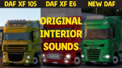 Paccar MX 13 for DAF (Original Interior Sounds) v3.0