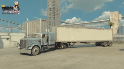 Peterbilt 359 + Rusted paint for SCS trailer 1.47