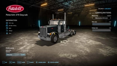 Peterbilt 379 Daycab 1999 V1.0