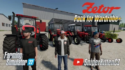 Zetor Pack (Wardrobe Plus) v1.0.0.0