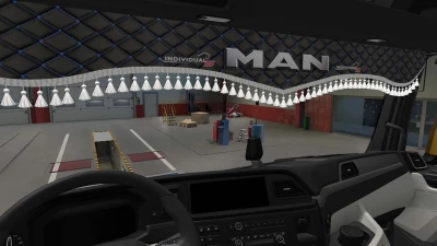 Animated Curtains Man TGX 2020 v1.0