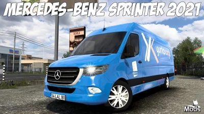 [ATS] Mercedes Benz Sprinter 2021 + Interior v2.0.1 1.47