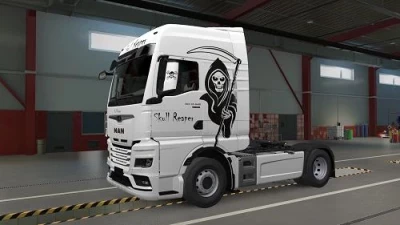 MAN TGX 2020 Skull Reaper Skin 1.47