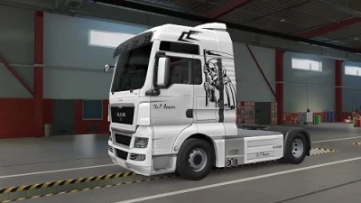 MAN TGX Euro 5 Skull Reaper Skin 1.47