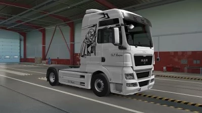 MAN TGX Euro 5 Skull Reaper Skin 1.47