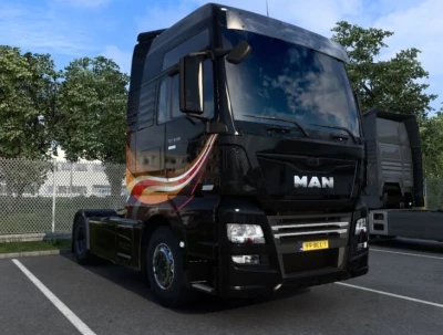 Man TGX Euro6 Lines Skin 1.47