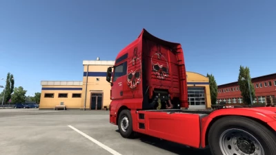 Man TGX Euro6 Metallic Skull Skin v1.0