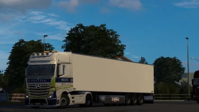 Mercedes Actros Politia Romania Skin v1.0