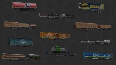 Mix of Trailers & Company Paint Jobs for Truckers MP v1.0