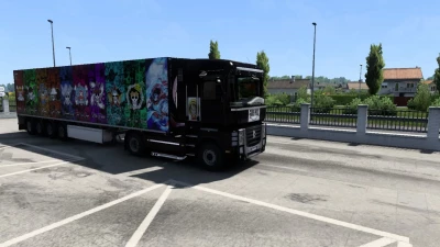 One piece skin pack Renault magnum & trailer V1.4