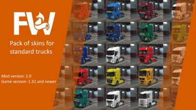 Pack of Russian Skins for SCS Trucks by Mr.Fox v1.0 1.47