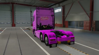 SCANIA R HIGHROOF BARBIE SKIN 1.47