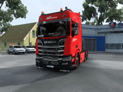 Scania R & S Next Gen + Trailer J&T Express Skin Pack v0.1