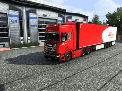 Scania R & S Next Gen + Trailer J&T Express Skin Pack v0.1