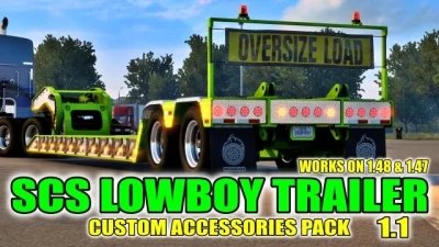 SCS Lowboy Trailer - Accessories Pack v1.1 1.48