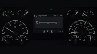 SCS Volvo VNL 2018 Improved Dashboard v1.0 1.47