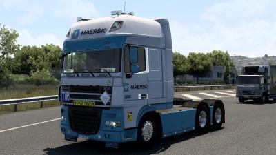 SKIN MAERSK DAF XF 105 BY RODONITCHO MODS 1.0 1.40 1.48