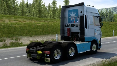 SKIN MAERSK DAF XF BY RODONITCHO MODS 1.0 1.40 1.48