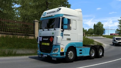 SKIN MAERSK DAF XF BY RODONITCHO MODS 1.0 1.40 1.48