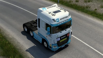 SKIN MAERSK DAF XF BY RODONITCHO MODS 1.0 1.40 1.48