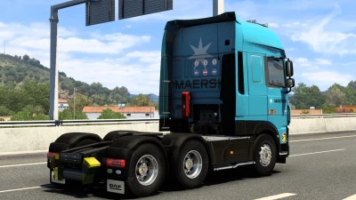 SKIN MAERSK DAF XF BY RODONITCHO MODS 2.0 1.40 1.48