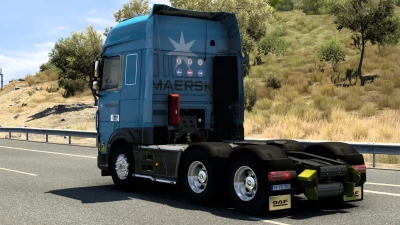 SKIN MAERSK DAF XF BY RODONITCHO MODS 2.0 1.40 1.48