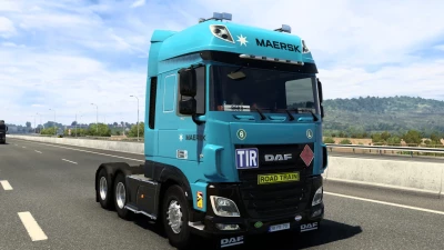 SKIN MAERSK DAF XF BY RODONITCHO MODS 2.0 1.40 1.48