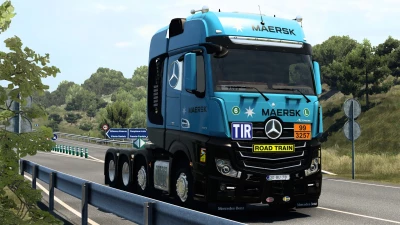 SKIN MAERSK MERCEDES-BENZ NEW ACTROS 2.0 1.40 1.48