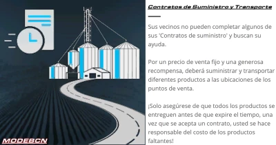 Supply Transport Contracts VERSIÓN EN ESPAÑOL v1.0.0.0