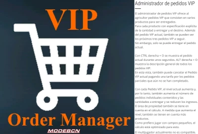 VIP Order Manager VERSIÓN EN ESPAÑOL V1.3.1.0