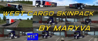 West Cargo Transportes Skinpack v1.0