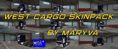 West Cargo Transportes Skinpack v1.0