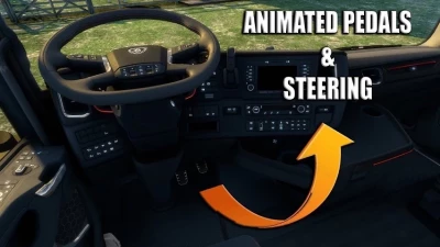 Animated Steering Wheel,Pedals + Custom Dashboard v1.3.1 1.47