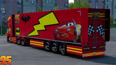 Cars Lightning McQueen Truck Skin 1.48