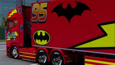 Cars Lightning McQueen Truck Skin 1.48