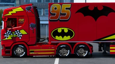 Cars Lightning McQueen Truck Skin 1.48