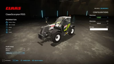 Claas Scorpion 7055 v1.2.0.0