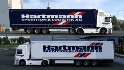 Combo skin Hartmann Spedition for Mercedes-Benz Actros MP3 v1.6