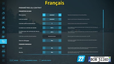 De meilleurs contrats EN FRANÇAIS V1.2.8.0