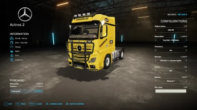 Mercedes-Benz Actros Caterpillar v1.0.0.0