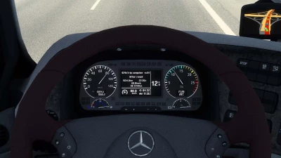 Mercedes-Benz Actros MP3 Improved Dashboard v1.0