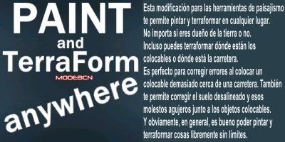 Paint And Terraform Anywhere VERSIÓN EN ESPAÑOL v1.1.0.0