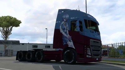 Pendragon Volvo FH12 Rei Ayanami Skin By Zen Workshop 1.48