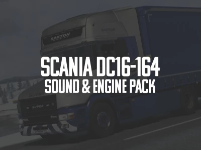 Scania DC16-164 Sound & Engine Pack v1.2 1.48