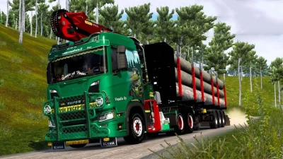 Scania NG Doll Long Wood Chassis Addon 1.47