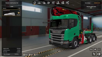 Scania NG Doll Long Wood Chassis Addon 1.47