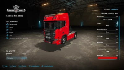 Scania R Sattel v1.1.0.0