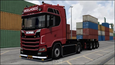 Scania S450 + Trailer Geelhoed 1.47