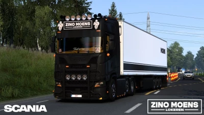 Scania S650 + Trailer Zino Moens Transport v1.1 1.47