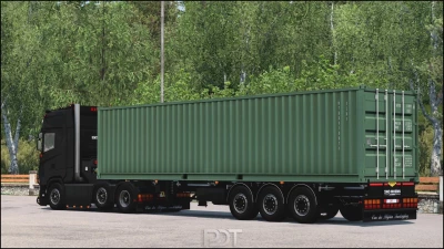 Scania S650 + Trailer Zino Moens Transport v1.1 1.47